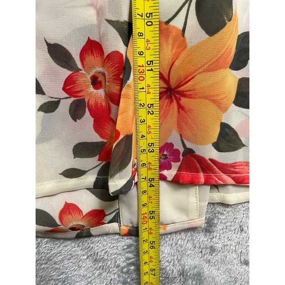 Victoria's Secret Maxi Dress Large Floral Button Up Sleeveless Sheer Y2K Vintage - Picture 11 of 11